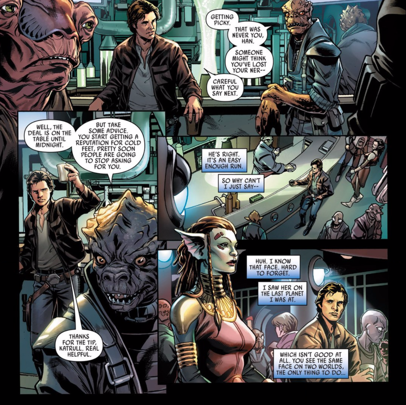 Illustration for article titled Marvel’s New Han Solo Comic Shows Star Wars’ Smuggler at His Cocky Best